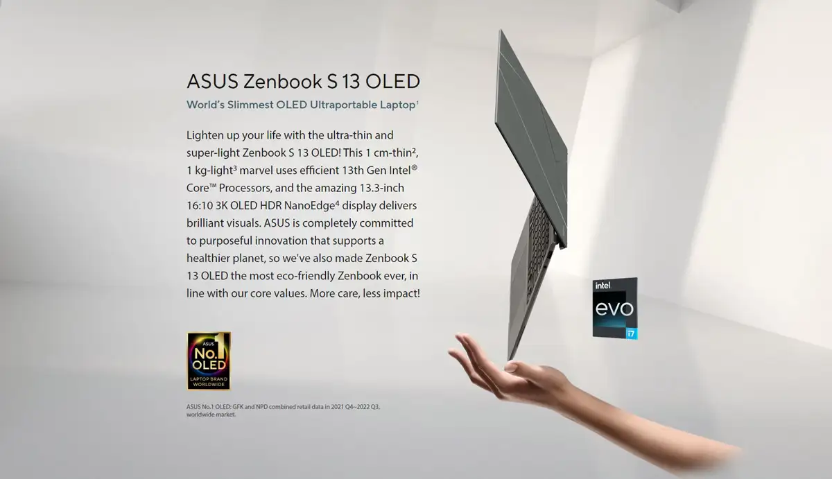 Asus ZenBook S 13 OLED UX5304MA	